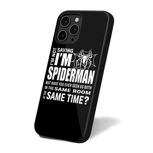 I'm Not Saying I'm Spiderman Superhero Comic iPhone 16 Case Cover