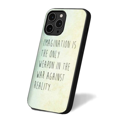 Imagination Is The Only Weapon In The War Against Reality Alice In Wonderland Quote iPhone 16 Case Cover