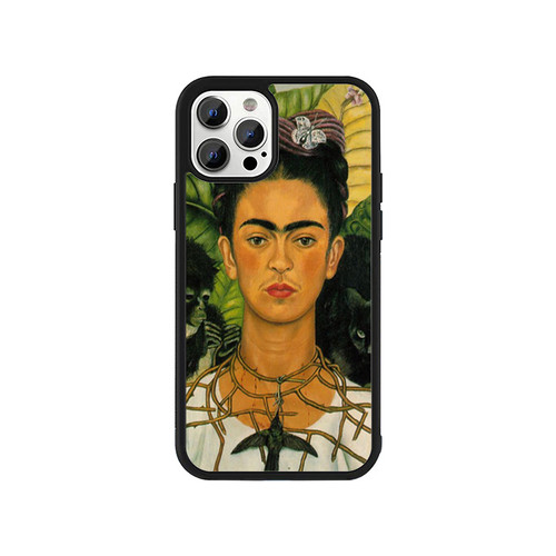 Frida Kahlo With Black Cat iPhone 13 / 13 Mini / 13 Pro / 13 Pro Max Case Cover