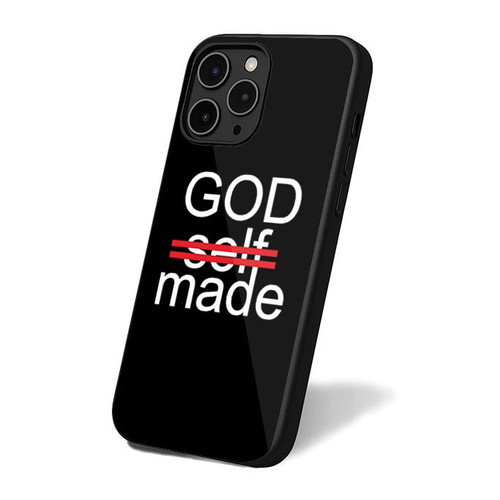 Inspirational Quote God Self Made Saying iPhone 16 Case Cover