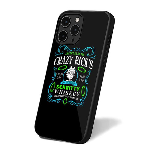 Intergalactic Crazy Ricks Schwifty Whiskey iPhone 16 Case Cover