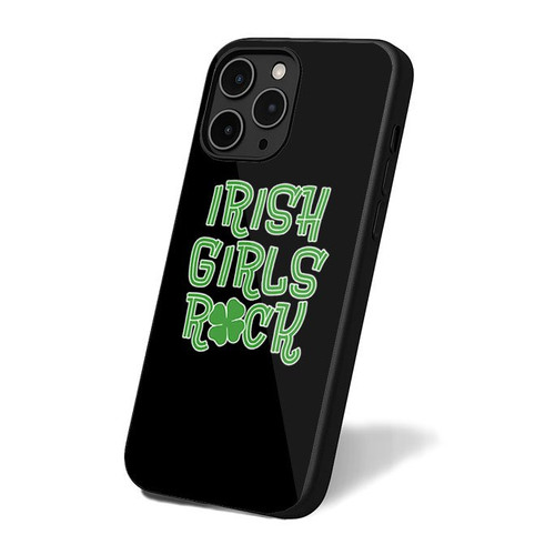 Irish Girls Rock St. Patrick's Day Art Vintage Retro Simple iPhone 16 Case Cover