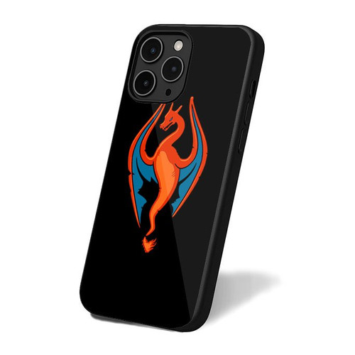 Iron Charizard Pokemon Logo iPhone 16 Case Cover