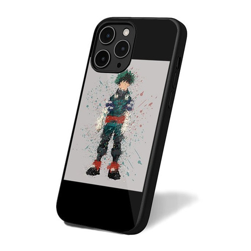 Izuku Midoriya My Hero Academia Graphic Simple Art Retro iPhone 16 Case Cover