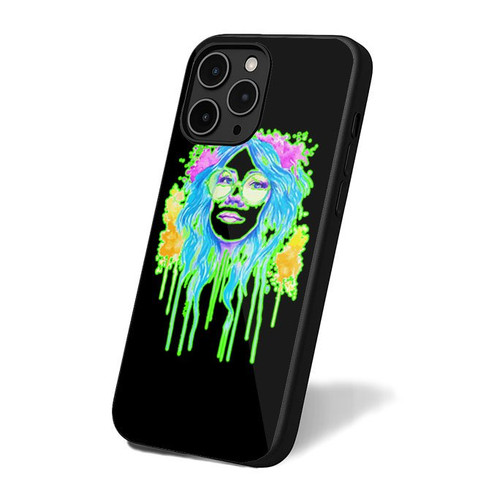 Janis Joplin Bisexual Lgbt Pride Watercolor Portrait iPhone 16 Case Cover