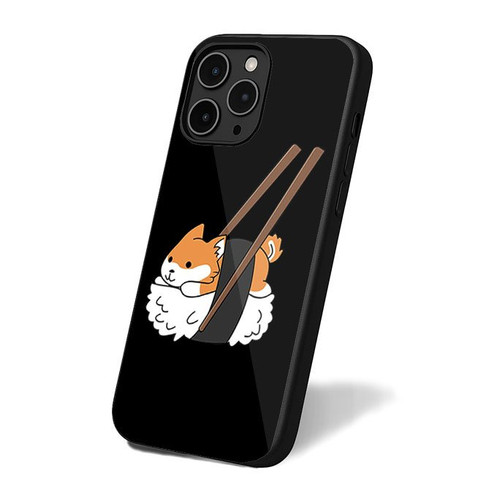 Japanese Shiba Inu Dog On Sushi iPhone 16 Case Cover