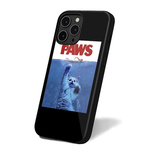 Jaws Paws Funny Cat iPhone 16 Case Cover