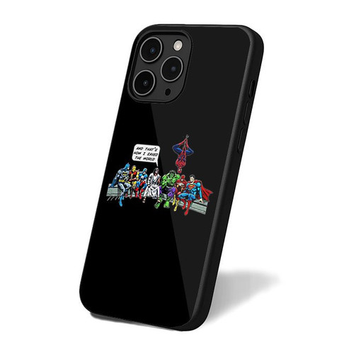 Jesus And Superheroes And Thats How I Saved The World iPhone 16 Case Cover