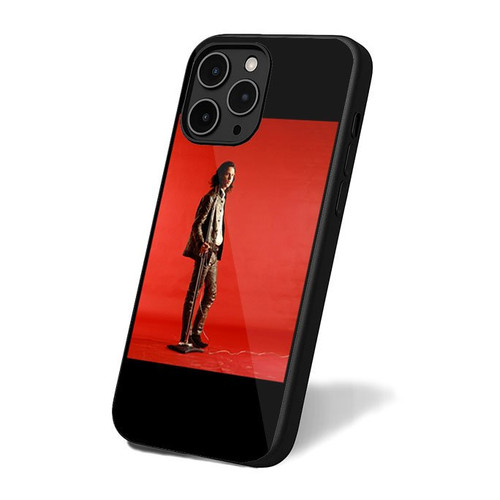 Jim Morrison In Red iPhone 16 Case Cover Jim Morrison In Red iPhone 16 Case Cover