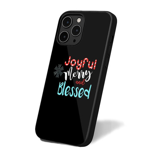 Joyful Merry Blessed iPhone 16 Case Cover