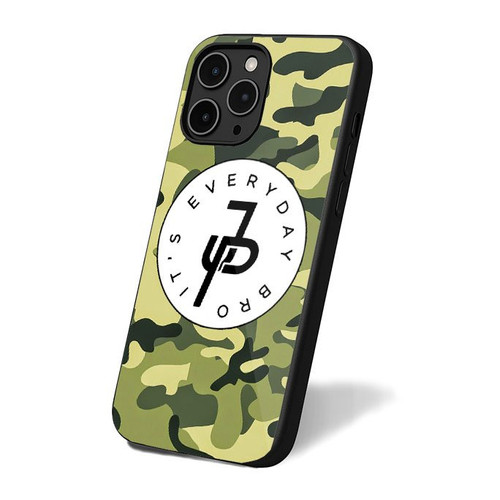 Jp Cross Jake Paul It's Every Day Bro Green Camoflage Camo Team iPhone 16 Case Cover