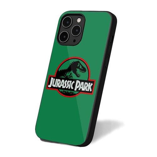 Jurassic Park Green Logo iPhone 16 Case Cover