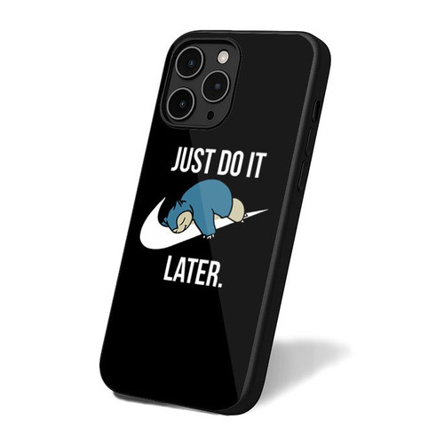 Just Do It Later Funny Logo Parody iPhone 16 Case Cover