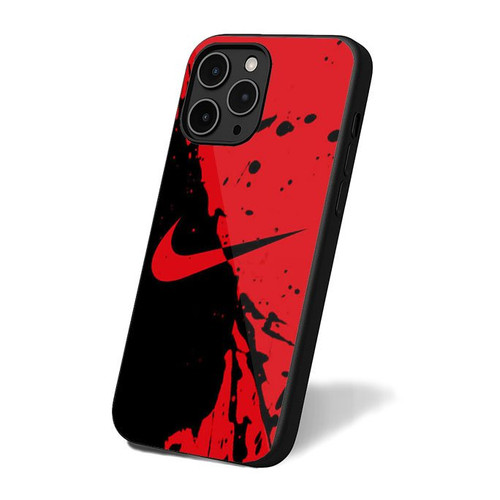 Just Do It Red And Black iPhone 16 Case Cover Just Do It Red And Black iPhone 16 Case Cover