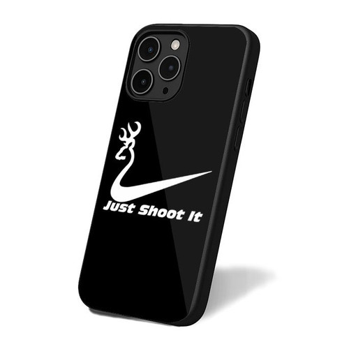 Just Shoot It Funny Nike Hunting iPhone 16 Case Cover