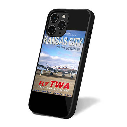 Kansas City Twa Airlines iPhone 16 Case Cover