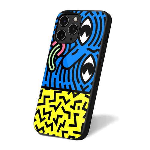 Keith Haring Face Art iPhone 16 Case Cover