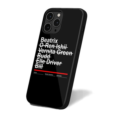 Kill Bill Camiseta Quentin Tarantino Beatrix iPhone 16 Case Cover