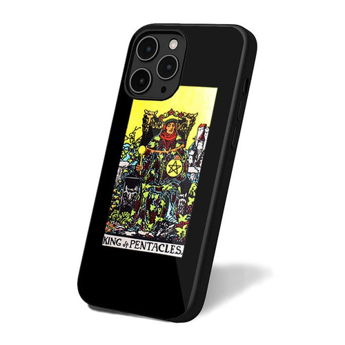 King Of Pentacles Tarot Card iPhone 16 Case Cover
