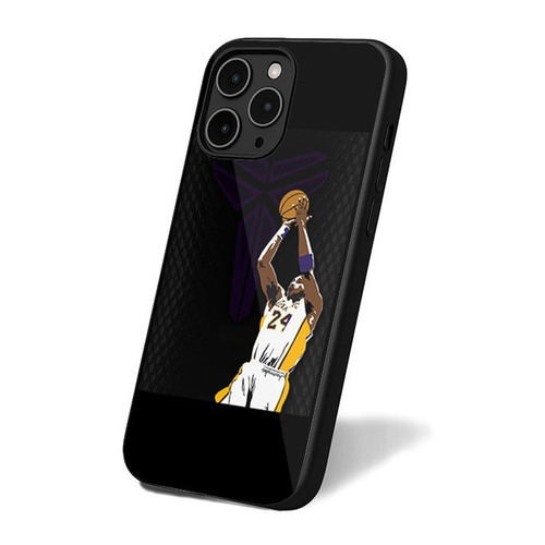 Kobe Bryant Shoot Art iPhone 16 Case Cover