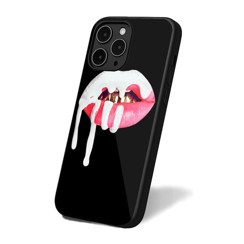 Kylie Jenner Lips Dripping iPhone 16 Case Cover Kylie Jenner Lips Dripping iPhone 16 Case Cover