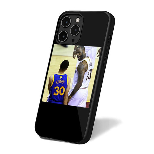 Lebron James Vs Steph Curry Classic Art Retro Vintage Simple iPhone 16 Case Cover