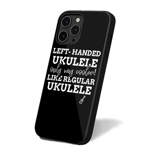 Left Handed Ukulele iPhone 16 Case Cover