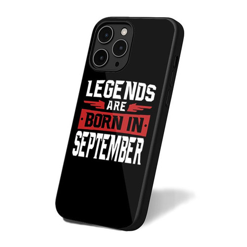 Legends Are Born In September Classic Retro Vintage Art Simple iPhone 16 Case Cover