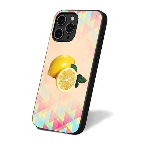 Lemon Pop Geometric iPhone 16 Case Cover