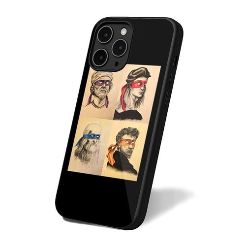 Leonardo Raphael Donatello Michelangelo Tmnt Scientists 1 iPhone 16 Case Cover