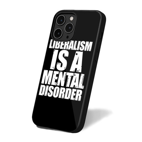 Liberalism Is A Mental Disorder Logo iPhone 16 Case Cover