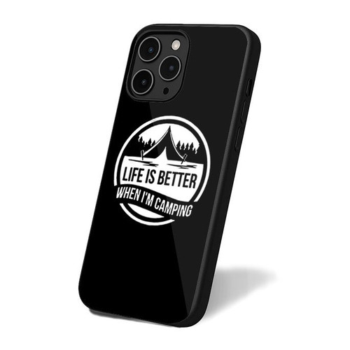 Life Is Better When Im Camping iPhone 16 Case Cover