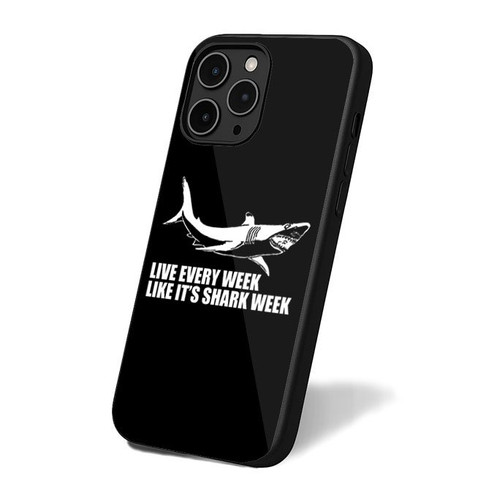 Like Every Week Like It's Shark Week Shark Fishing Jaws Movie iPhone 16 Case Cover