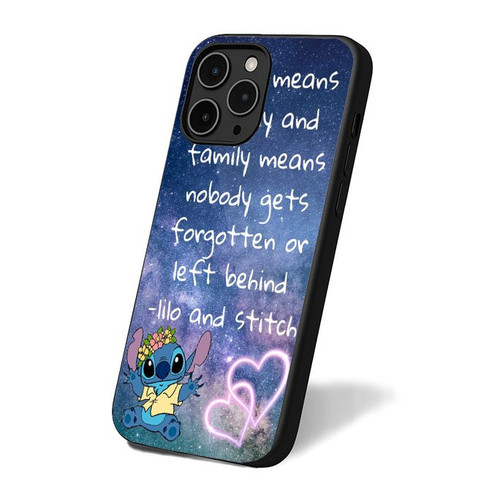 Lilo And Stitch Ohana Means Art iPhone 16 Case Cover Lilo And Stitch Ohana Means Art iPhone 16 Case Cover