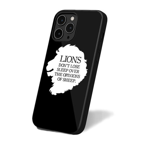 Lions Dont Lose Sleep Over The Opinions Of Sheep Inspiration Quote iPhone 16 Case Cover Lions Dont Lose Sleep Over The Opinions Of Sheep Inspiration Quote iPhone 16 Case Cover