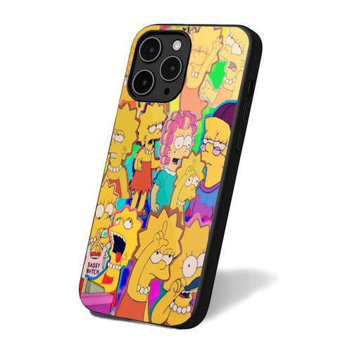 Lisa Simpson Collage The Simpsons Paparazzi iPhone 16 Case Cover Lisa Simpson Collage The Simpsons Paparazzi iPhone 16 Case Cover
