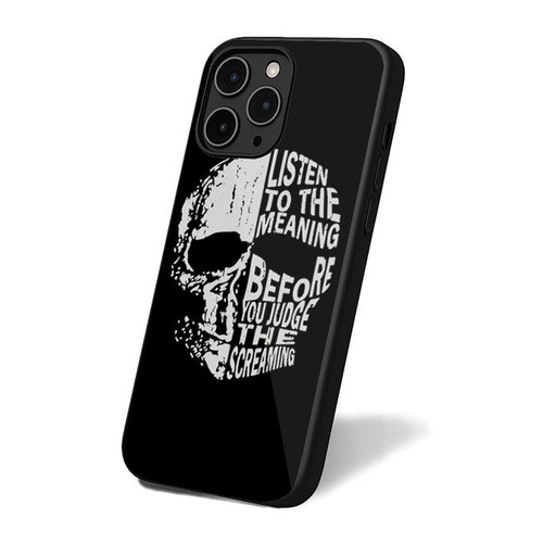 Listen To The Meaning Before You Judge The Sreaming iPhone 16 Case Cover Listen To The Meaning Before You Judge The Sreaming iPhone 16 Case Cover