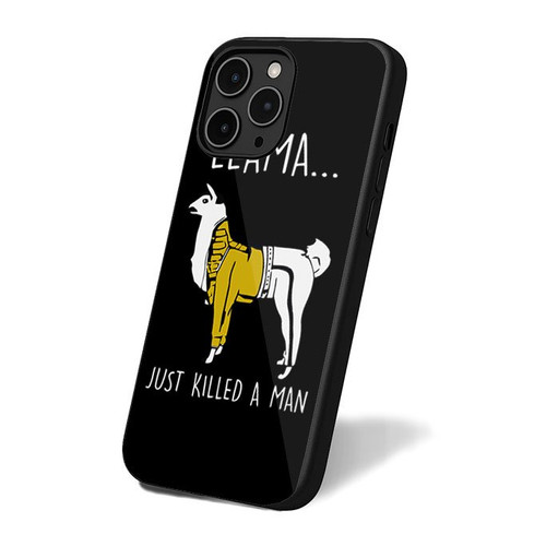 Llama Just Killed A Man Parody iPhone 16 Case Cover