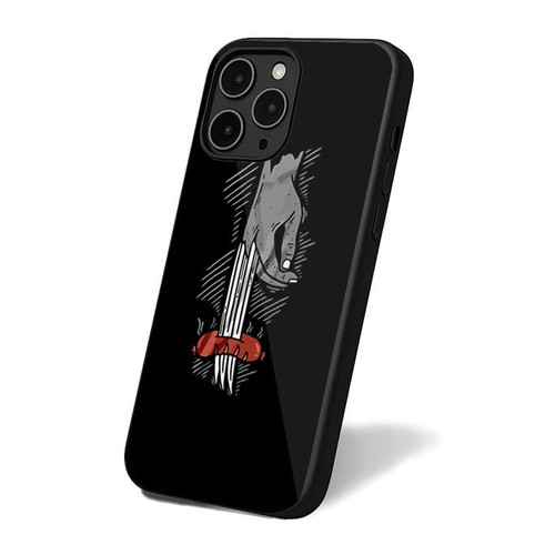 Logan Loves Sausage X Men Wolverine Old Man Logan Claws Comic Disney Marvel iPhone 16 Case Cover