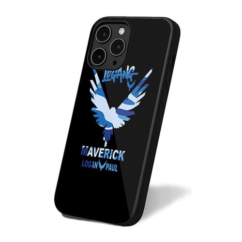 Logan Paul Maverick Logang Logo Bird Blue Camo iPhone 16 Case Cover