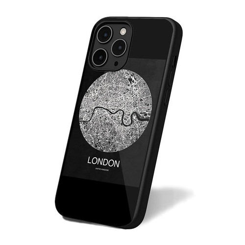 London City Map iPhone 16 Case Cover