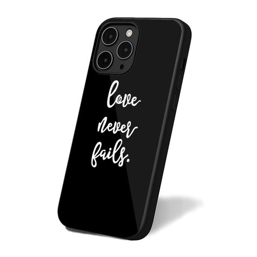 Love Never Fails iPhone 16 Case Cover