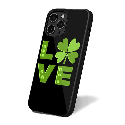 Love Shamrocks St. Patrick's Day iPhone 16 Case Cover Love Shamrocks St. Patrick's Day iPhone 16 Case Cover