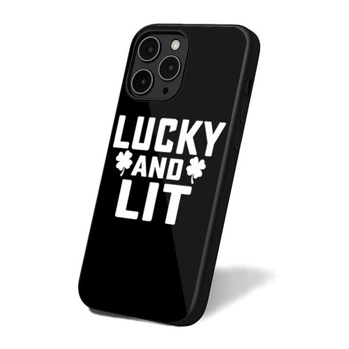 Lucky And Lit St. Patrick's Day iPhone 16 Case Cover