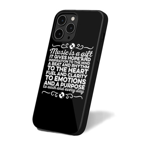 Lyric Typography Every Day Music Song Gift For Music Lovers And Musicians Art iPhone 16 Case Cover