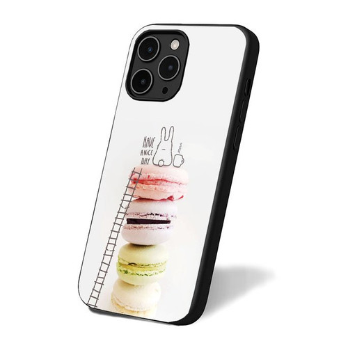 Macaron Bunny Have A Nice Day iPhone 16 Case Cover