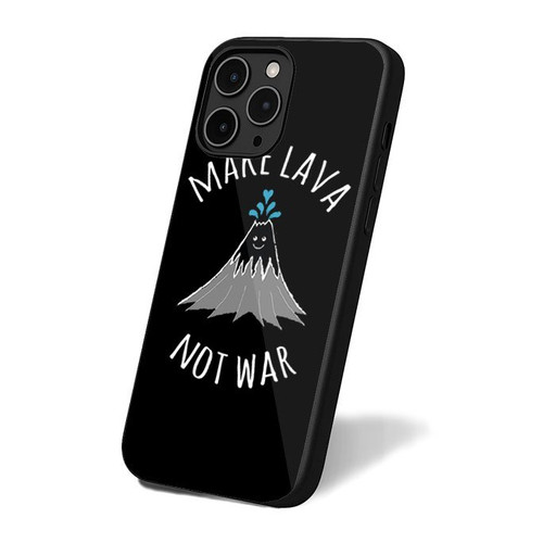 Make Lava Not War iPhone 16 Case Cover