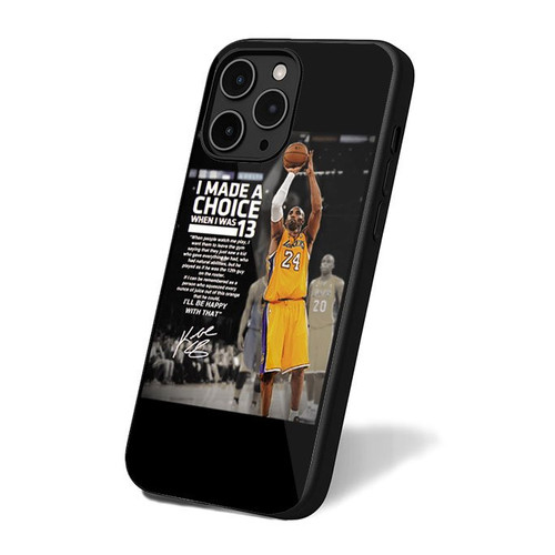 Mamba Mentality I Made A Choice iPhone 16 Case Cover
