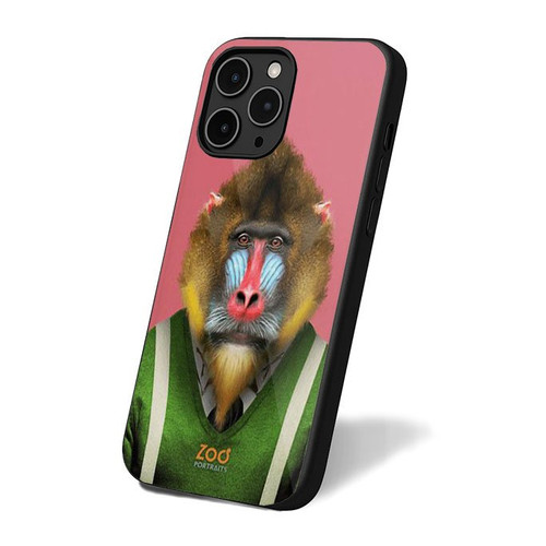 Mandrill Monkey Zoo Portraits iPhone 16 Case Cover