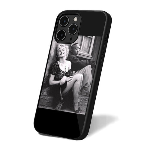 Marilyn Monroe And Tupac Singer Reaper iPhone 16 Case Cover